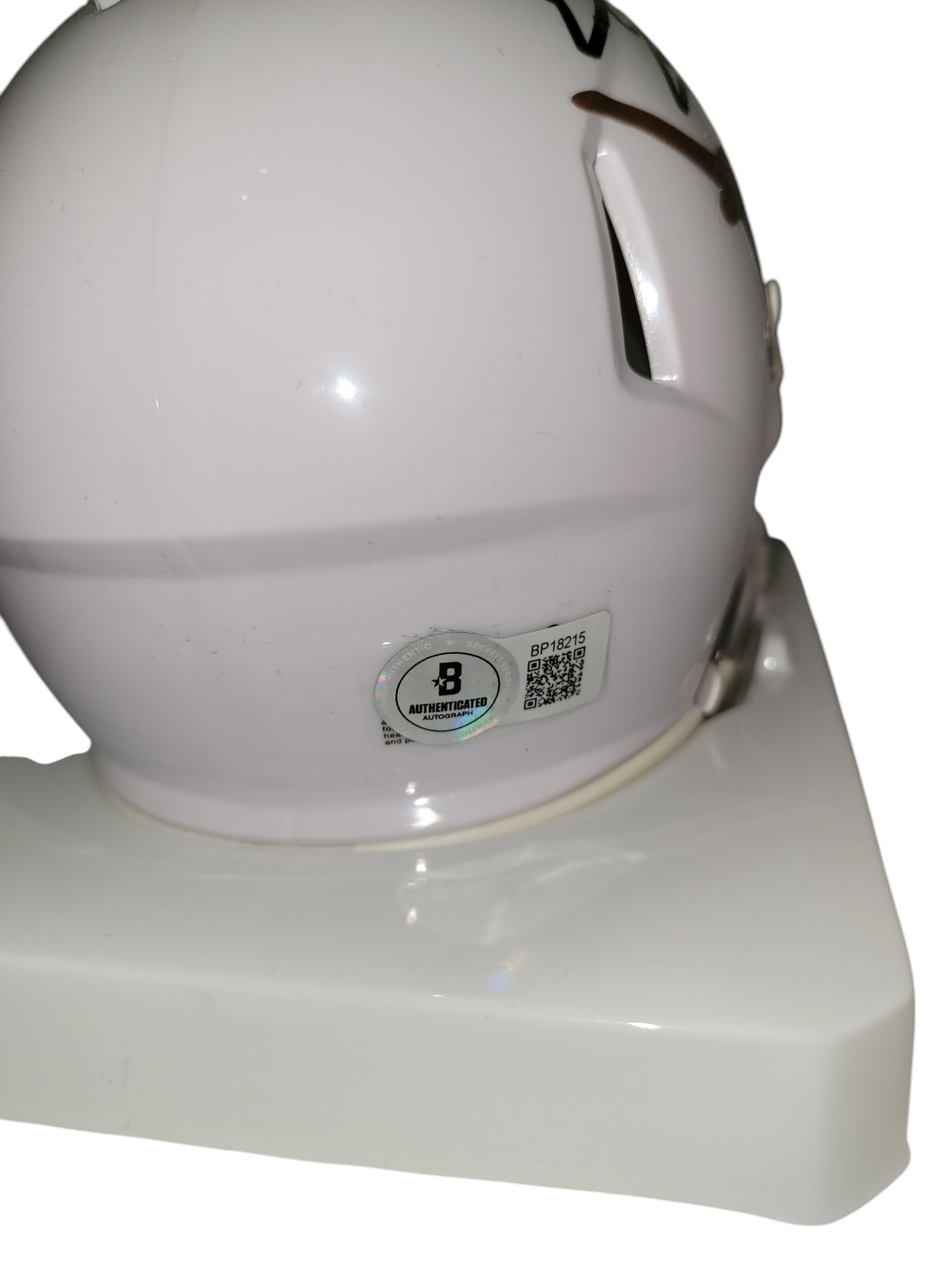 Chris Carter Signed HOF Mini Helmet w/ "HOF 13" Inscription Beckett Authenticated