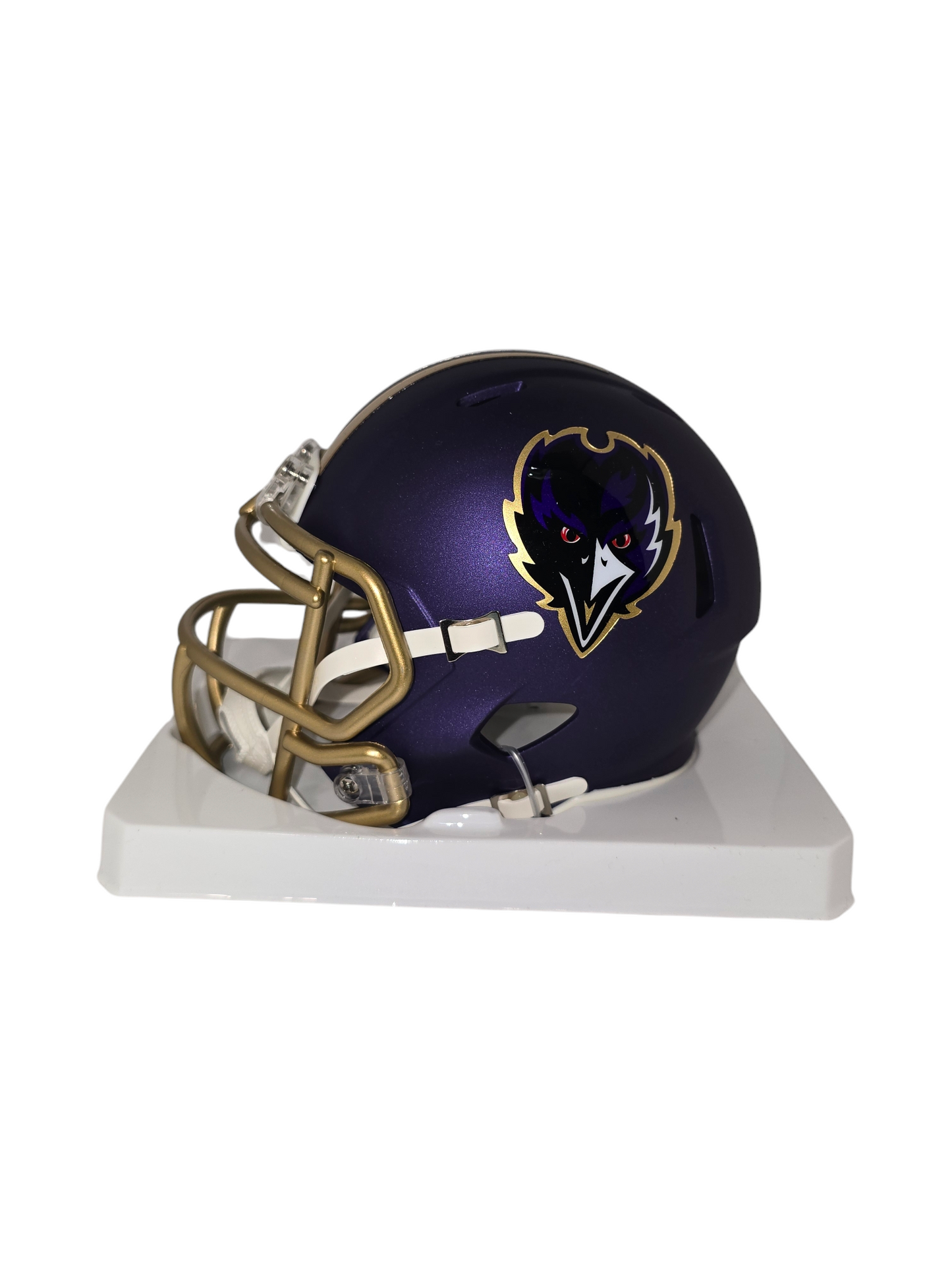 Zay Flowers Signed Baltimore Ravens Alternate Mini Helmet Beckett Witness
