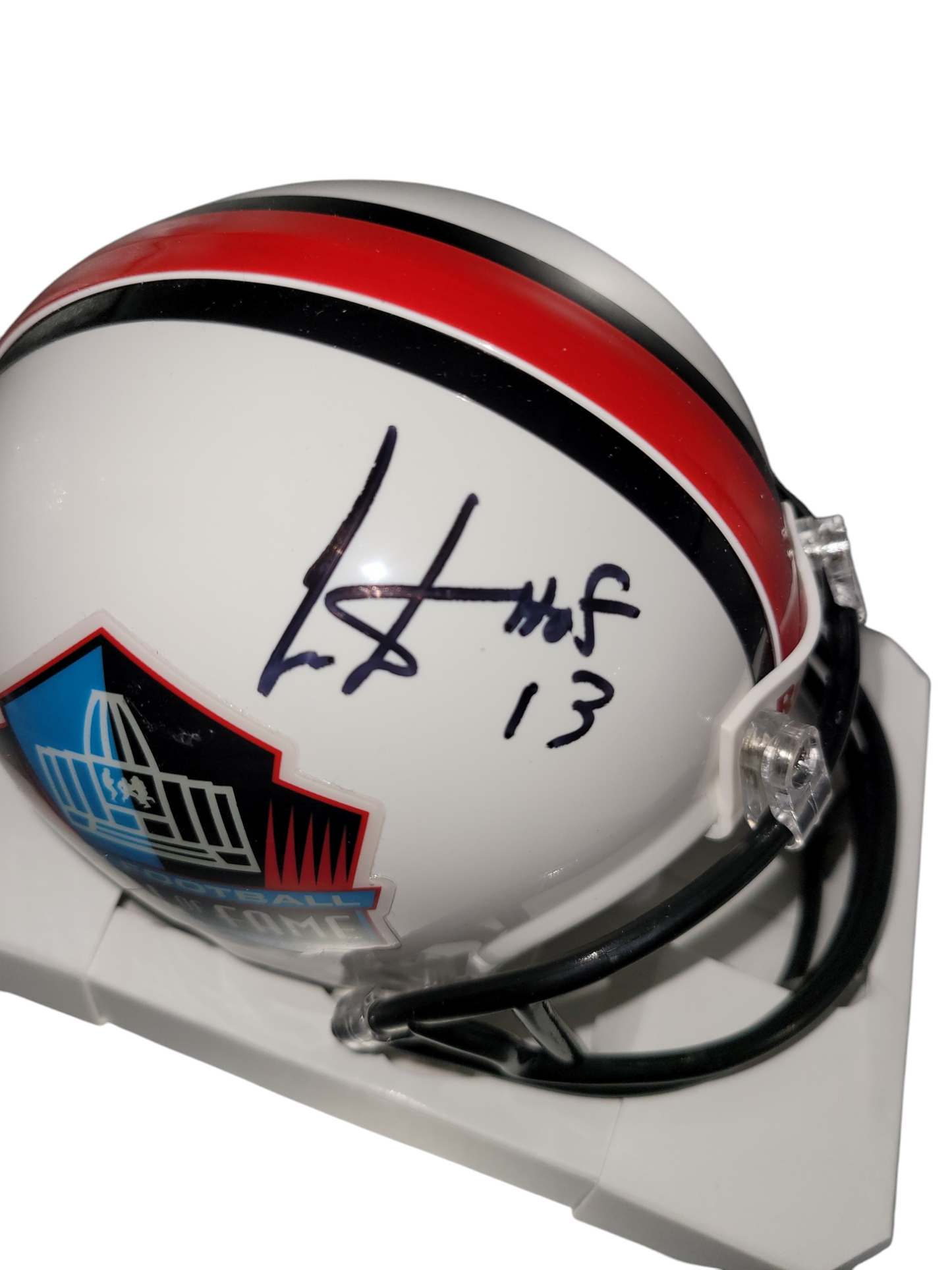 Chris Carter Signed HOF Mini Helmet w/ "HOF 13" Inscription Beckett Authenticated